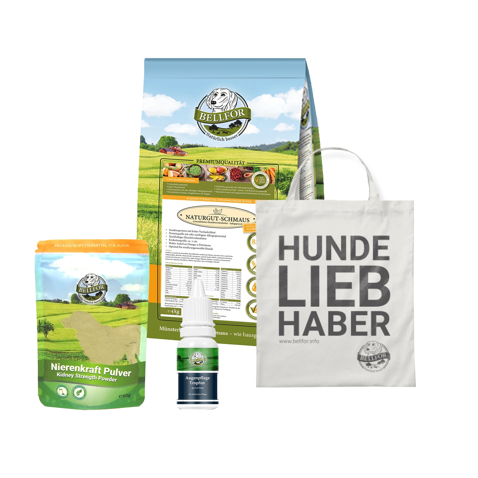 Sparset für große Hunde mit Futtermittelallergie und Augentränen