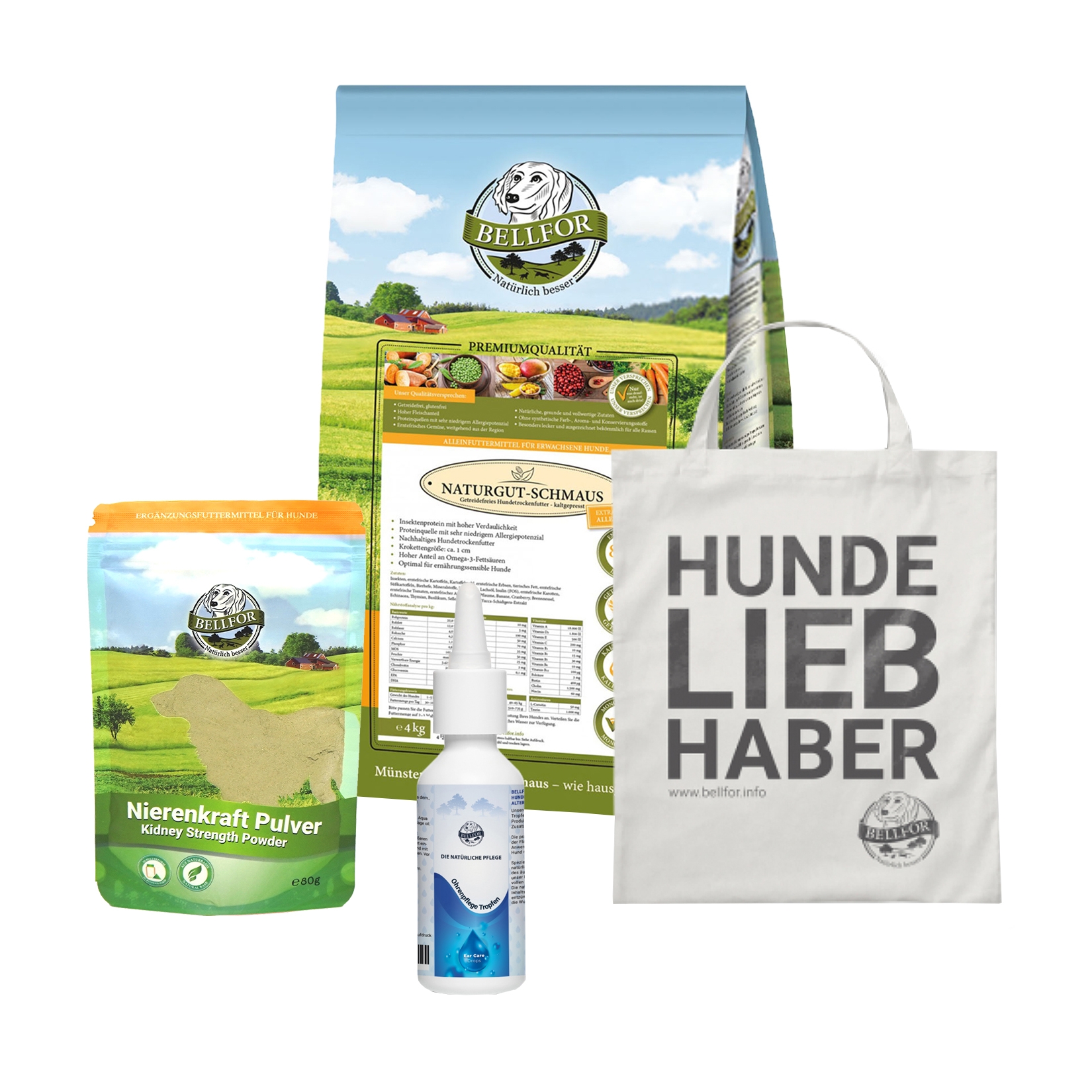 Sparset für große Hunde mit Futtermittelallergie und Ohrenjucken