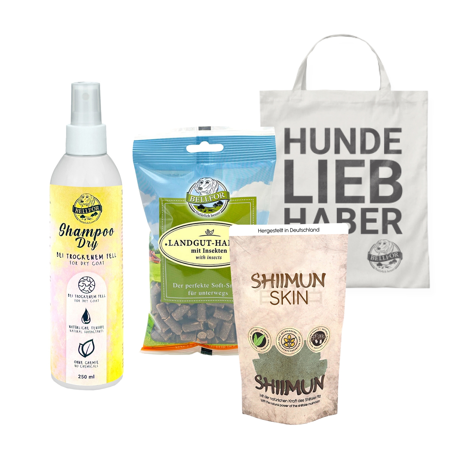 Körperpflege-Sparset für Hunde mit trockenem Fell