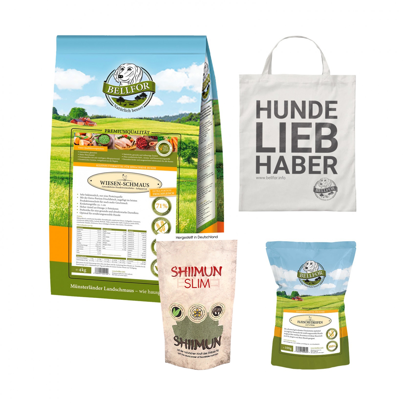 Diät-Futterset mit kaltgepresstem Trockenfutter für große Hunderassen