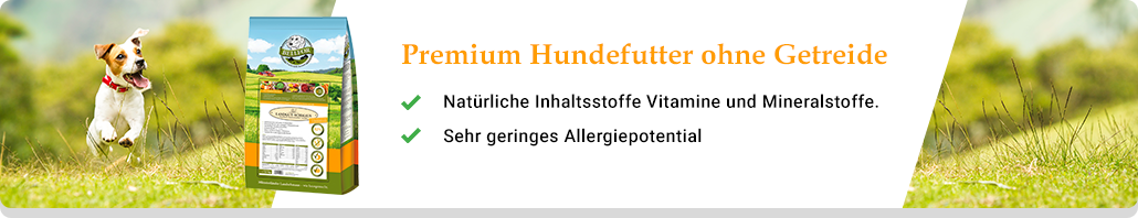 Premium Hundefutter ohne Getreide