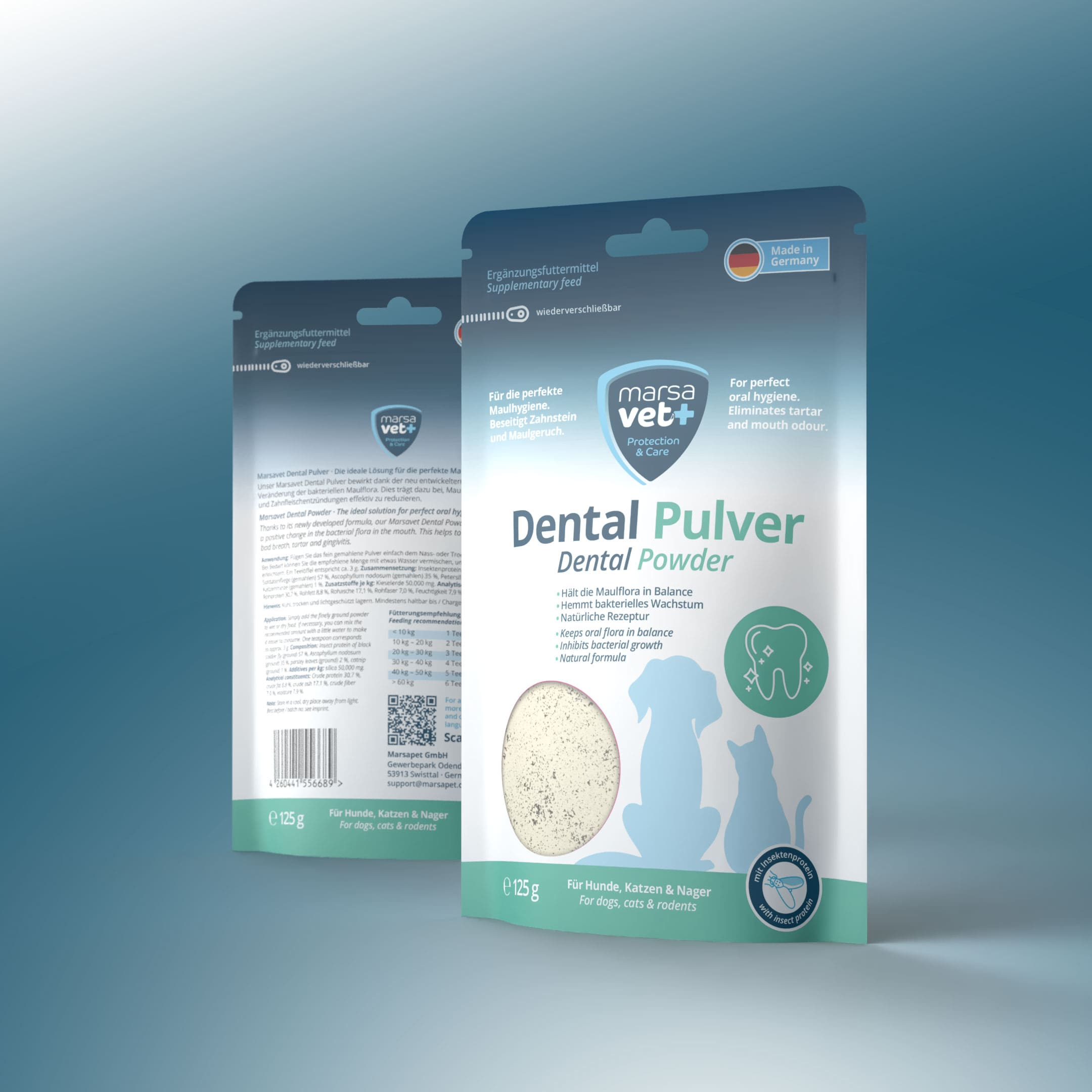Marsavet Dental Pulver - 125 g 
