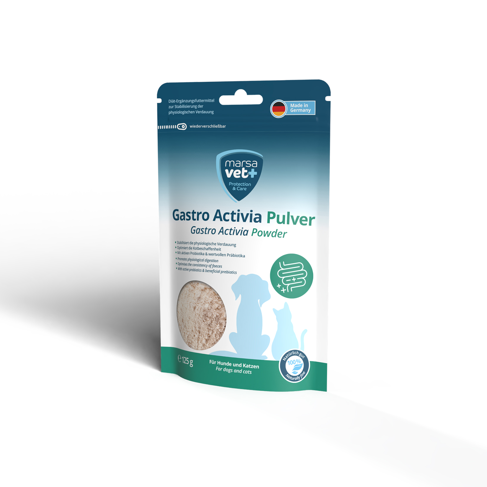 Marsavet Gastro Activia Pulver - 125 g 