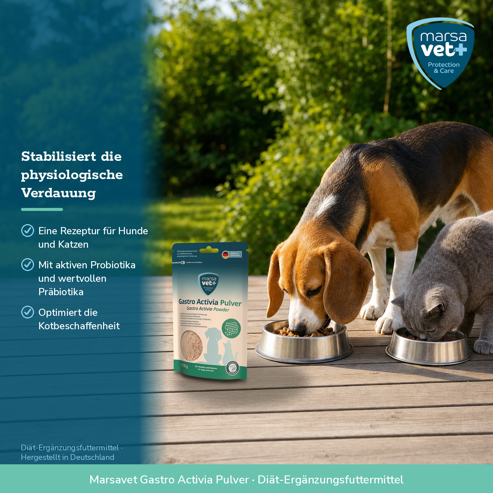 Marsavet Gastro Activia Pulver - 125 g