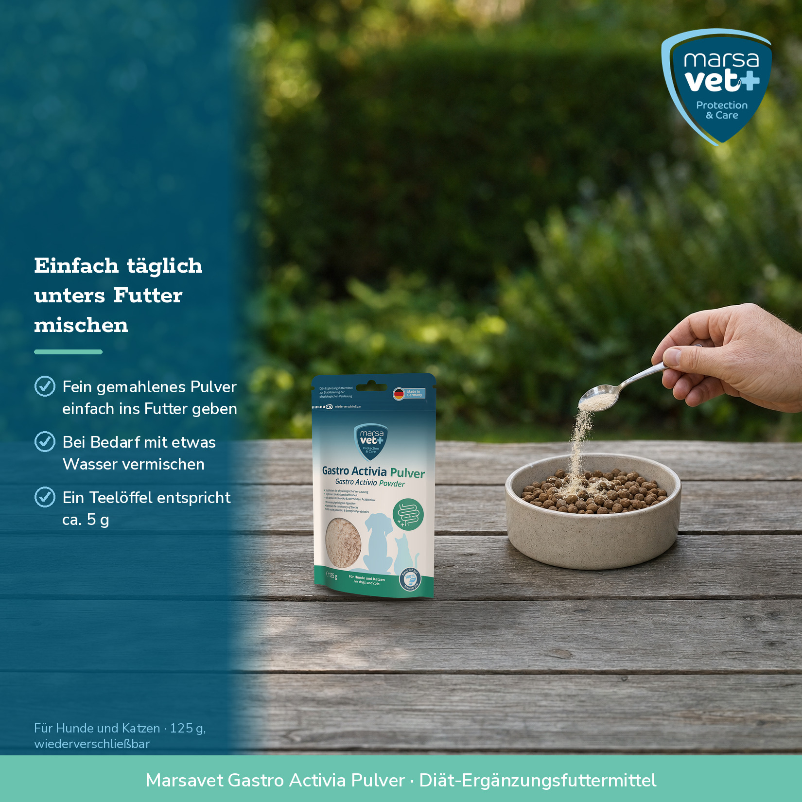 Marsavet Gastro Activia Pulver - 125 g