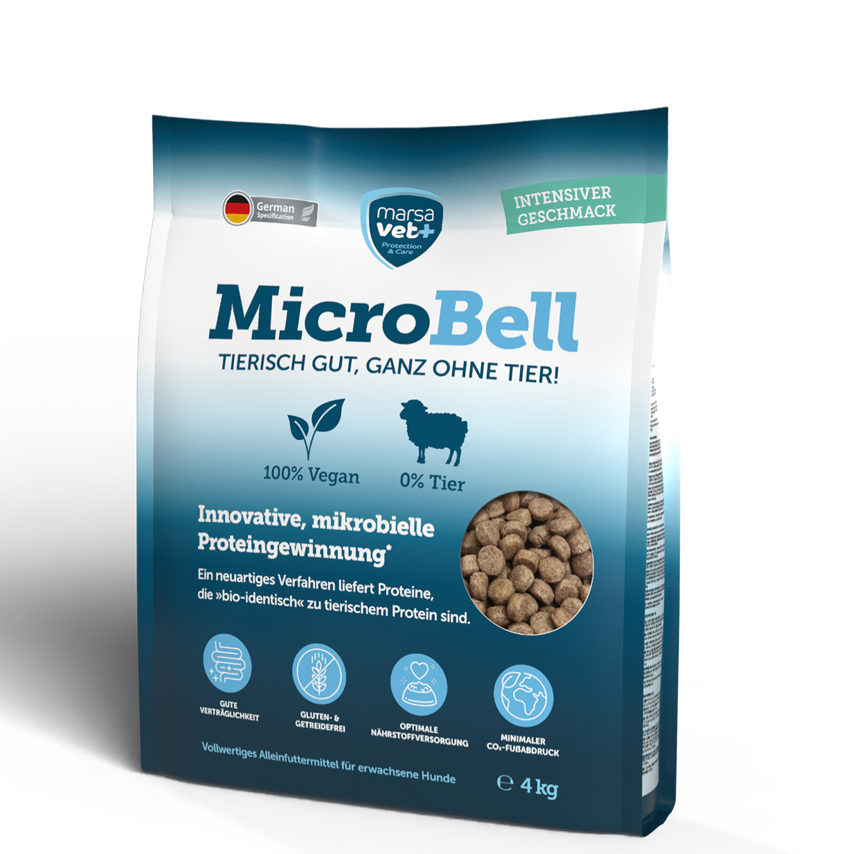 Marsavet Veganes Hundefutter-Set mit mikrobiellem Protein