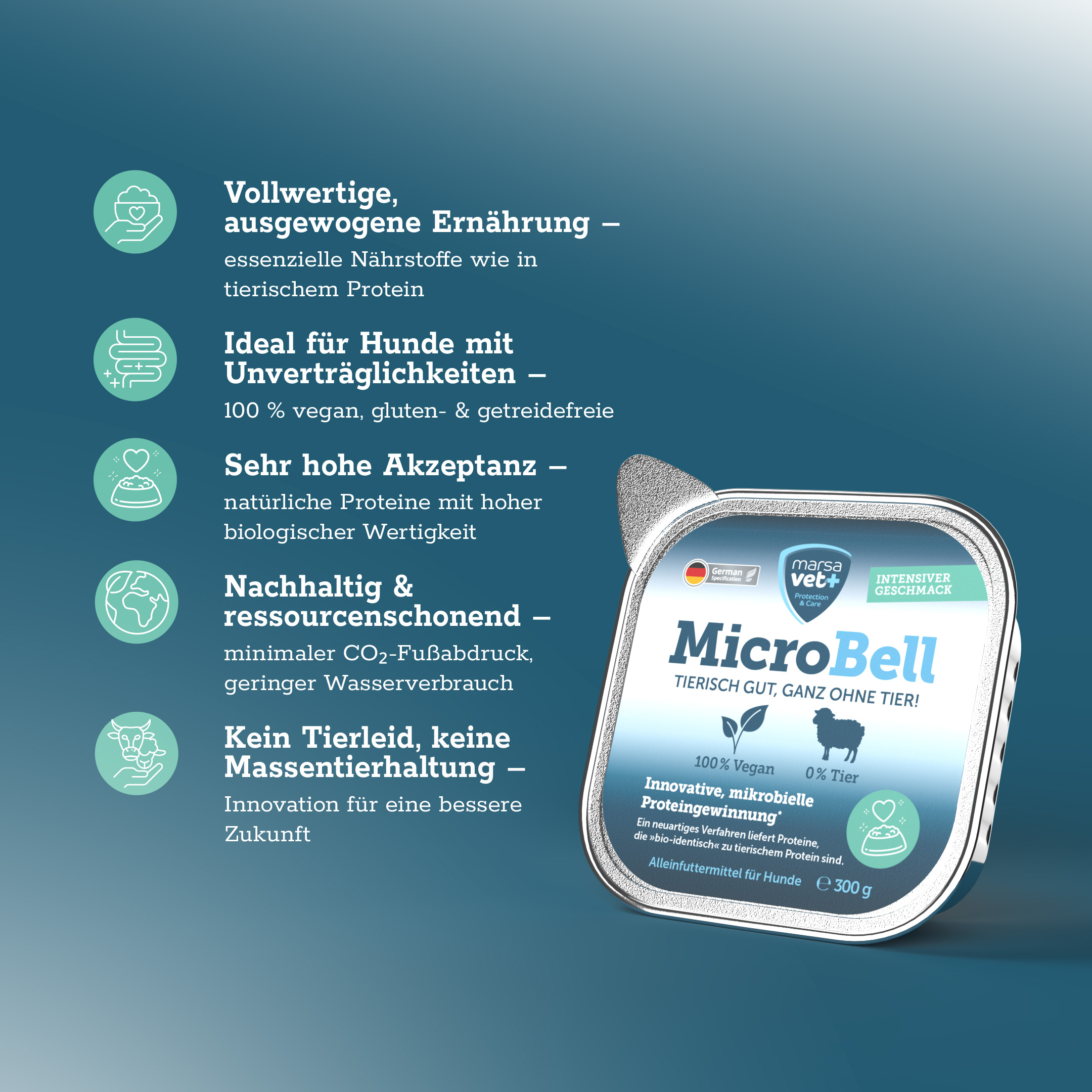 MicroBell Nassfutter 300 g