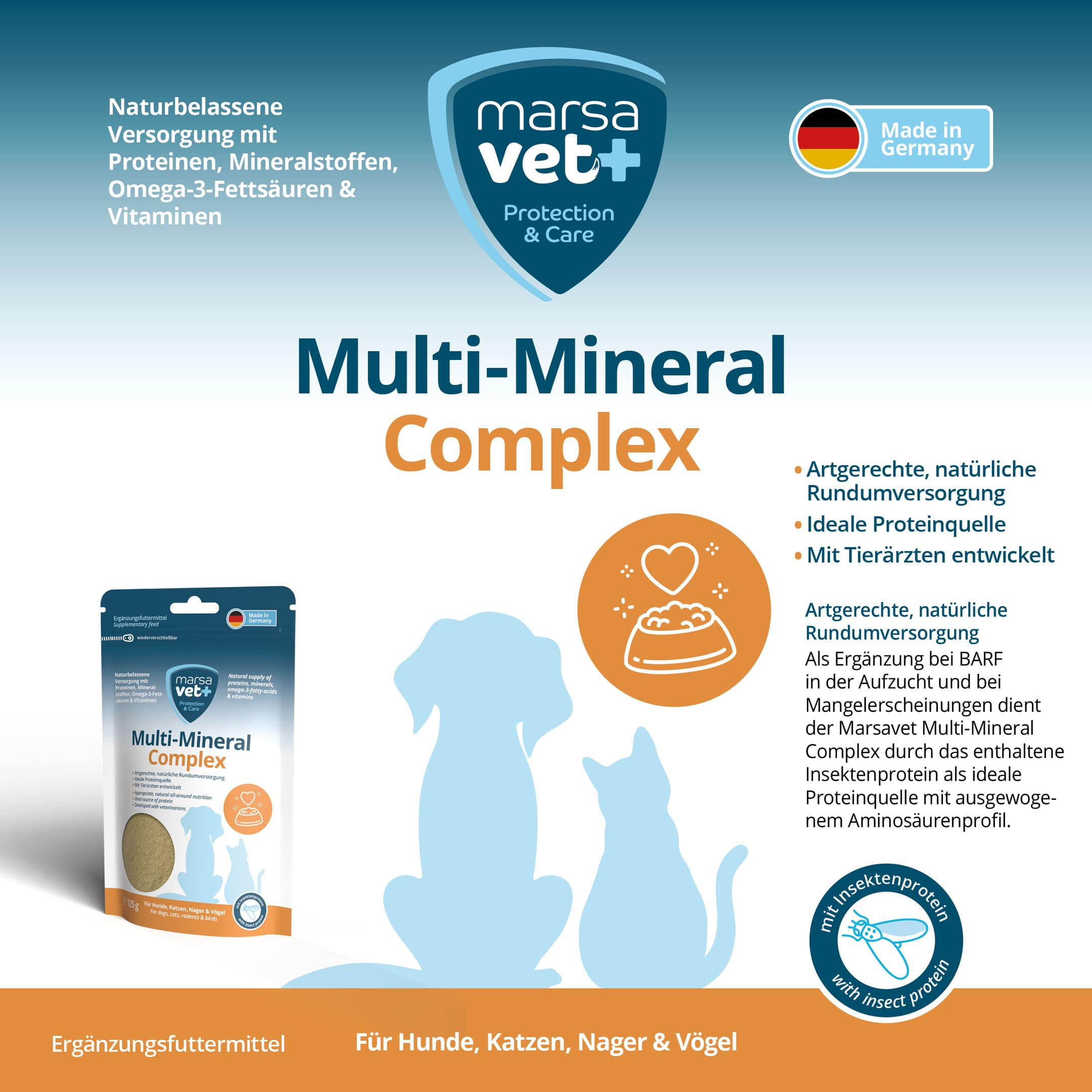 Marsavet Multi-Mineral Complex Pulver - 125 g
