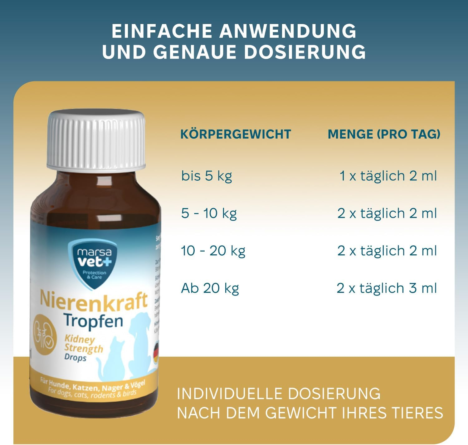 Marsavet Nierenkraft Tropfen - 100 ml