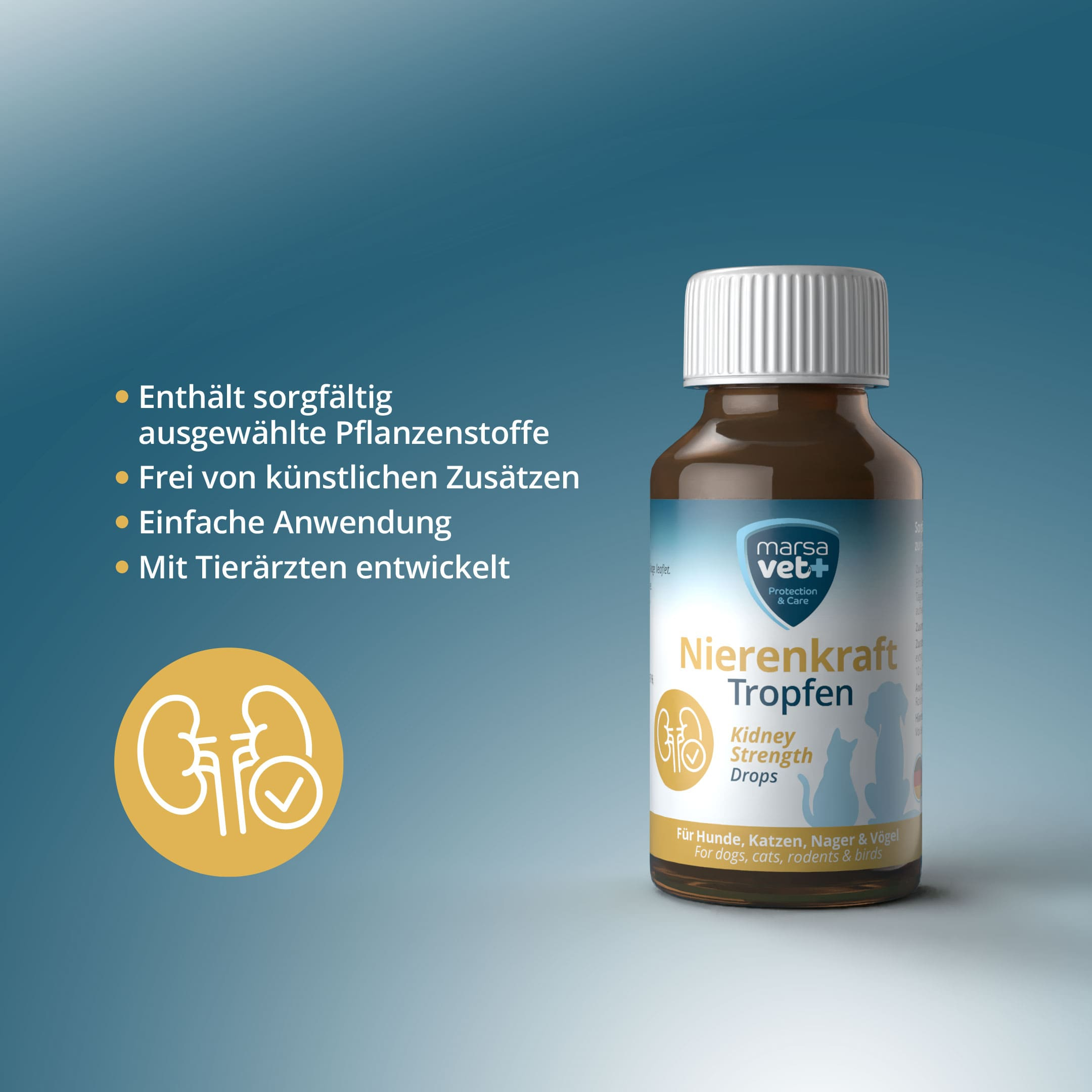 Marsavet Nierenkraft Tropfen - 100 ml
