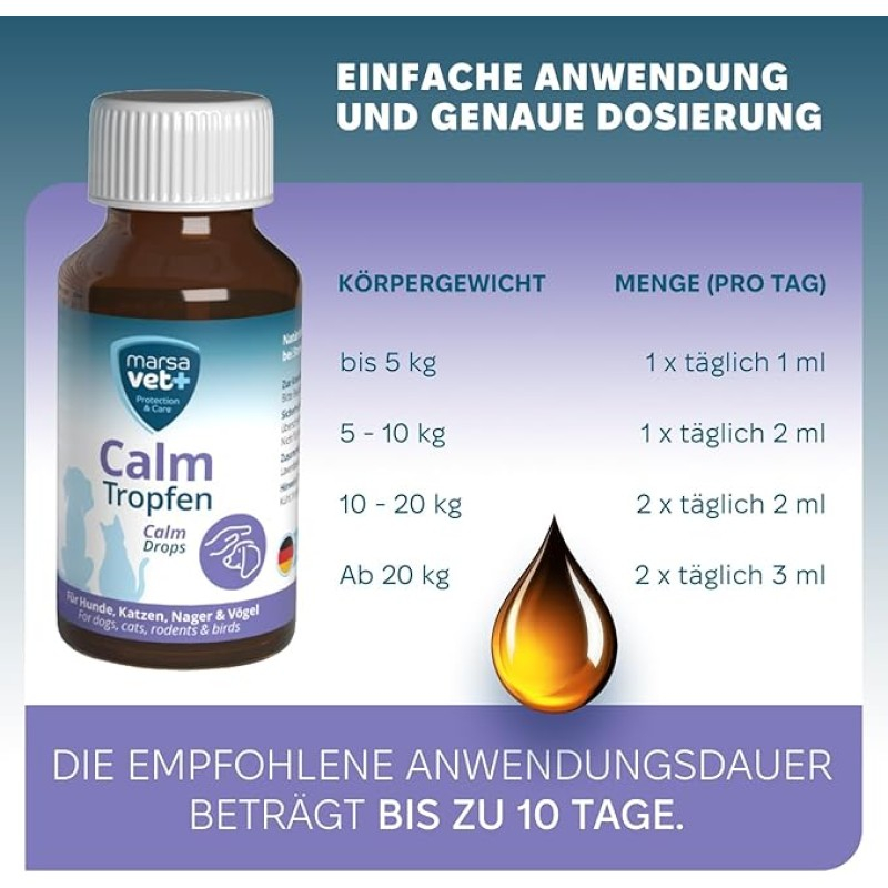 Marsavet Calm Tropfen - 100 ml