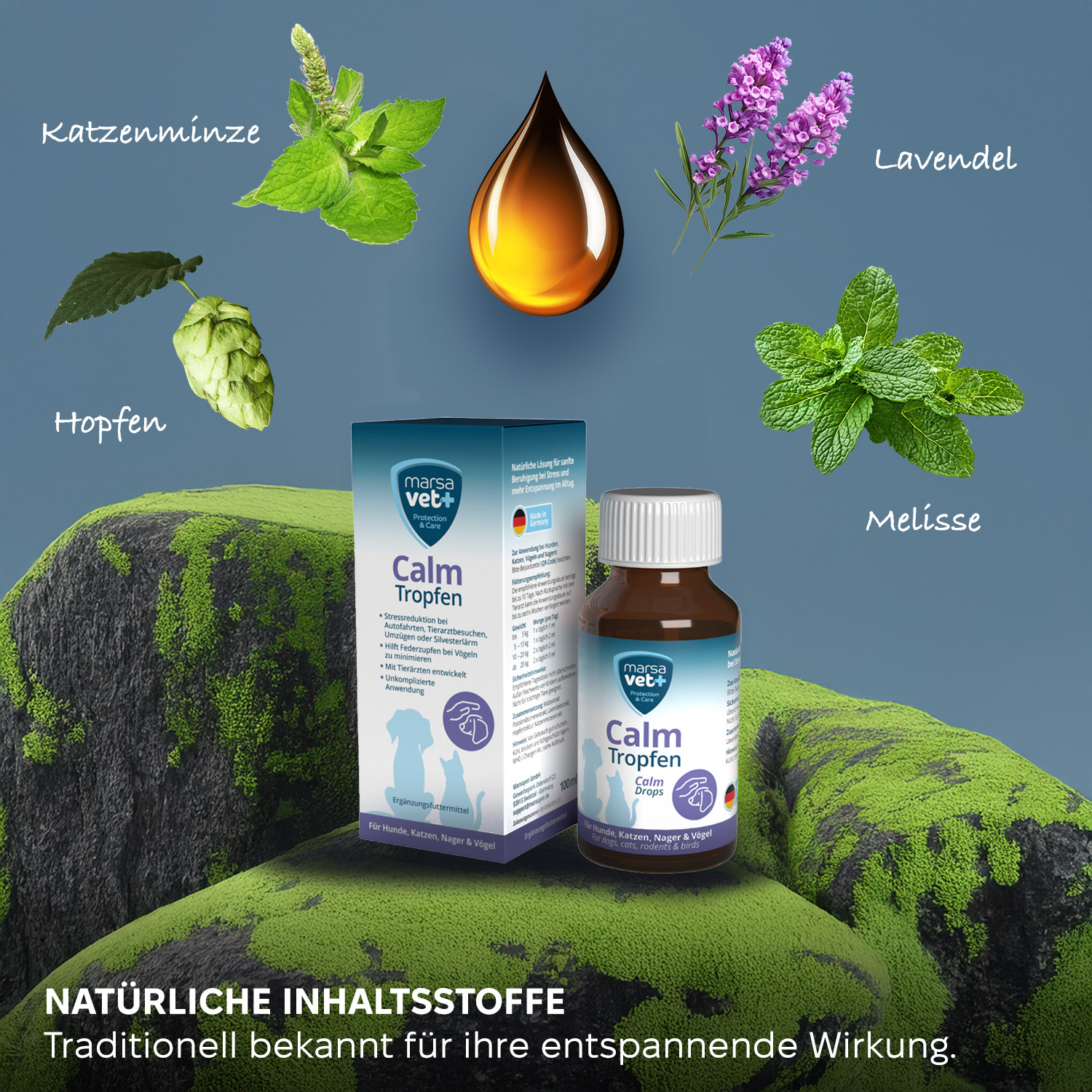 Marsavet Calm Tropfen - 100 ml