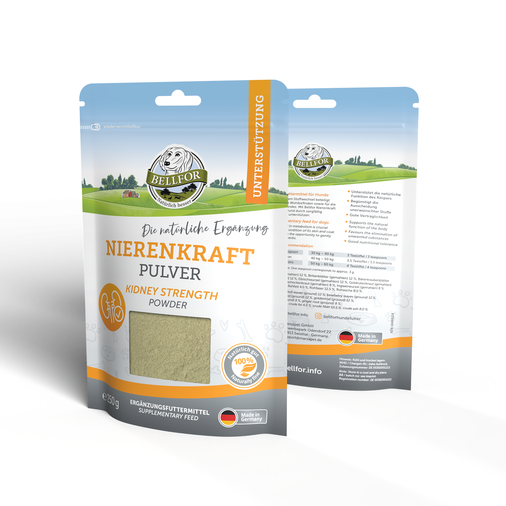 Hypoallergenes Sparset Nr. 7 - Landgut-Schmaus 7,5 kg + Nierenkraft Pulver 250 g + Immun - Pulver 250 g