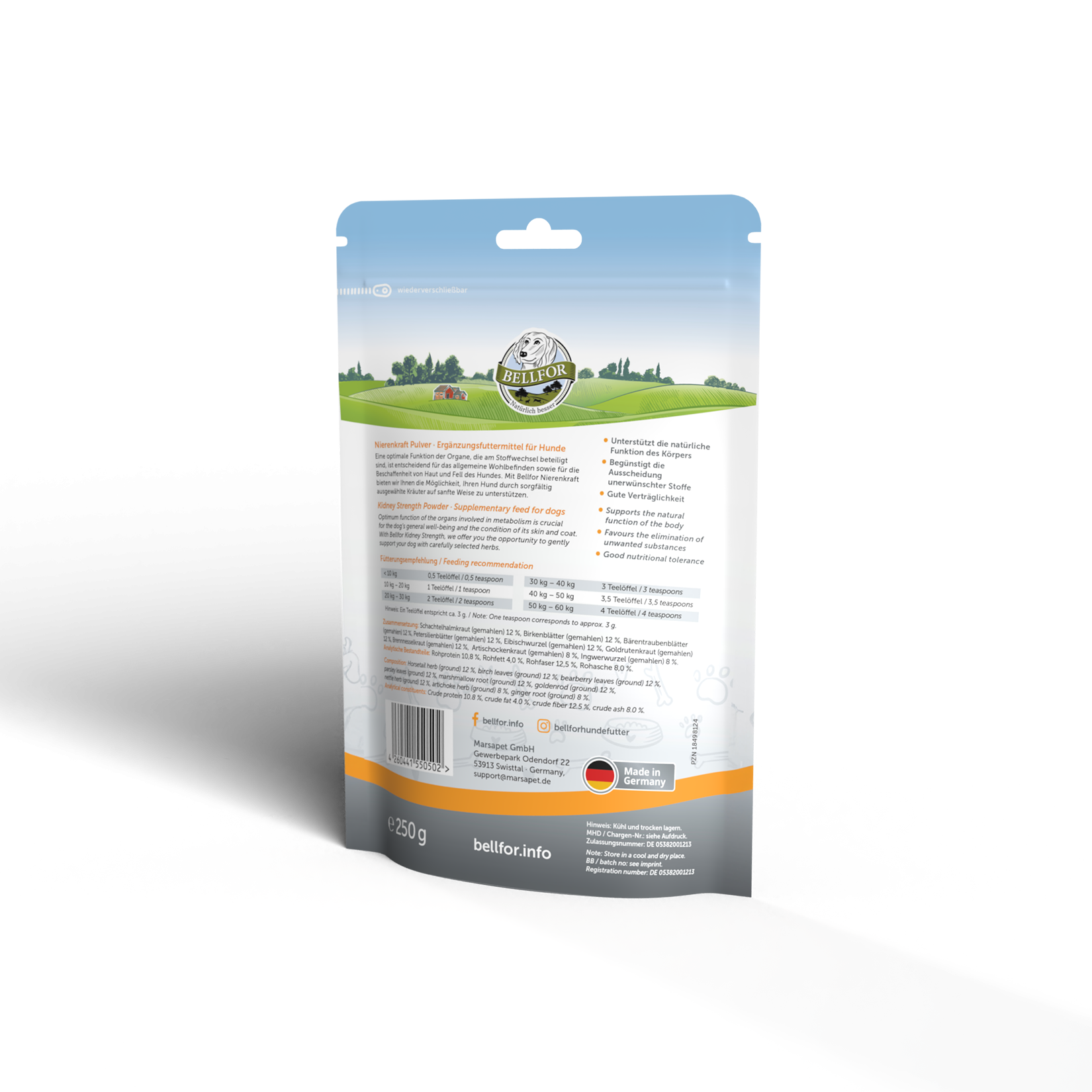 Nierenkraft - Pulver - 250 g