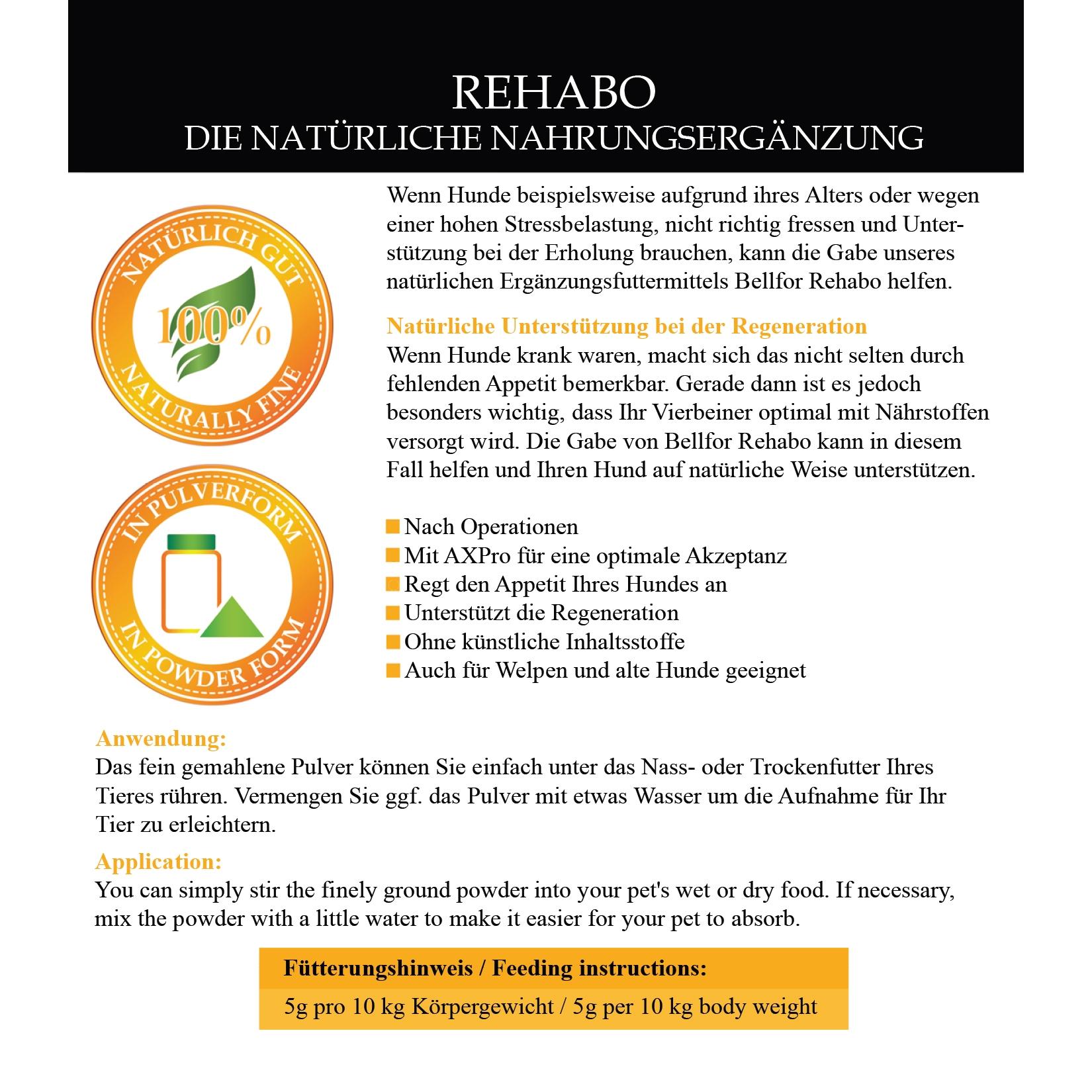 Bellfor Rehabo Pulver - 250 g
