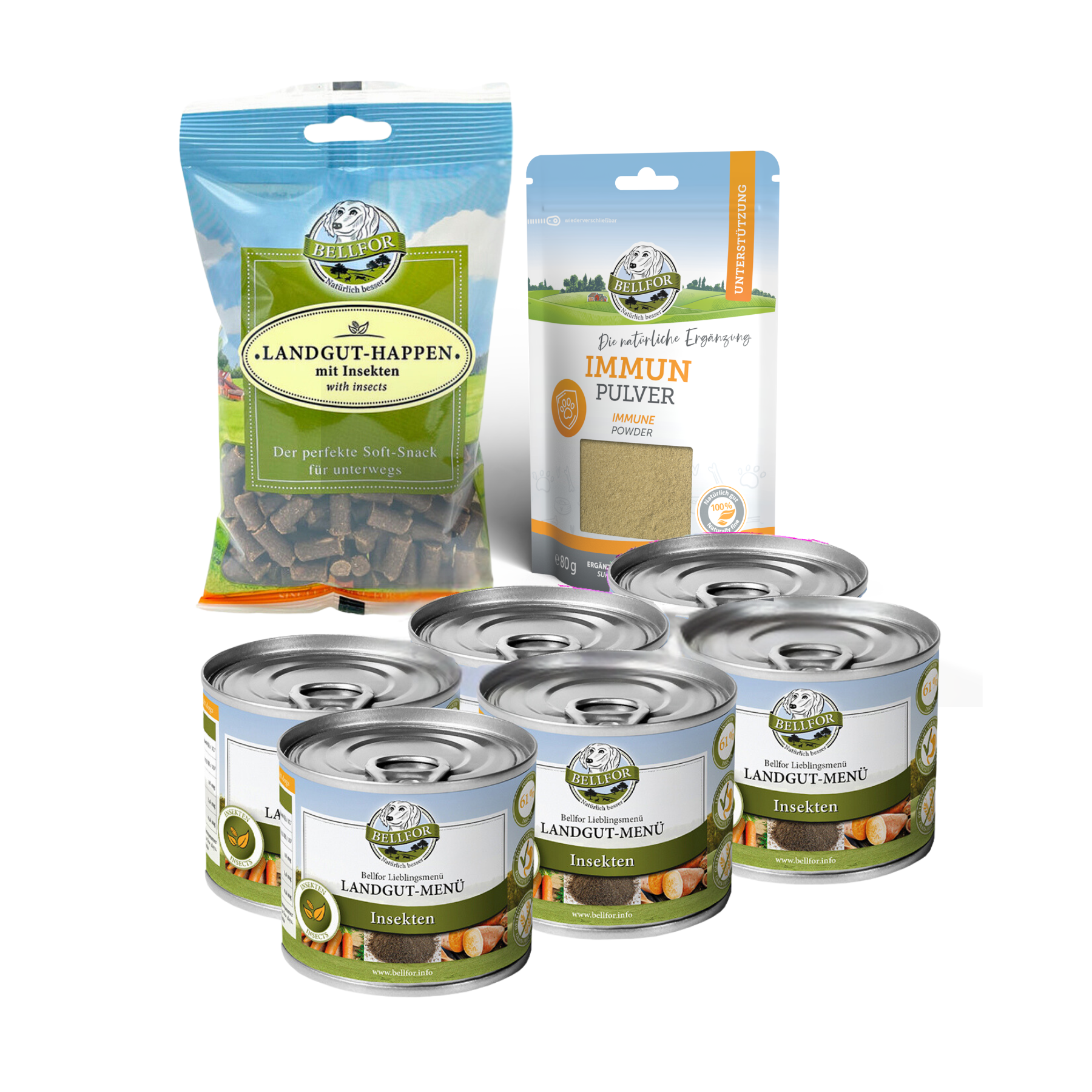 Bellfor Sparset für kleine Hunde mit purinbewusster Rezeptur – auf Insektenbasis