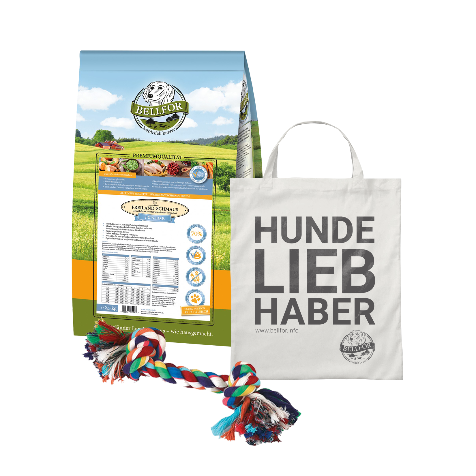 Welpenpaket mit Huhn Freiland-Schmaus Junior
