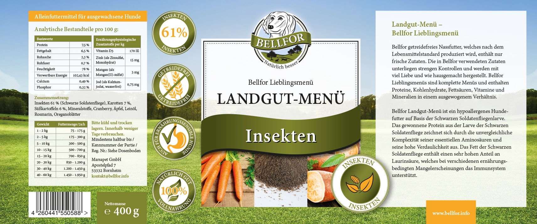 Hypoallergenes Hundefutter Nass im Sparset für kleine Hunde