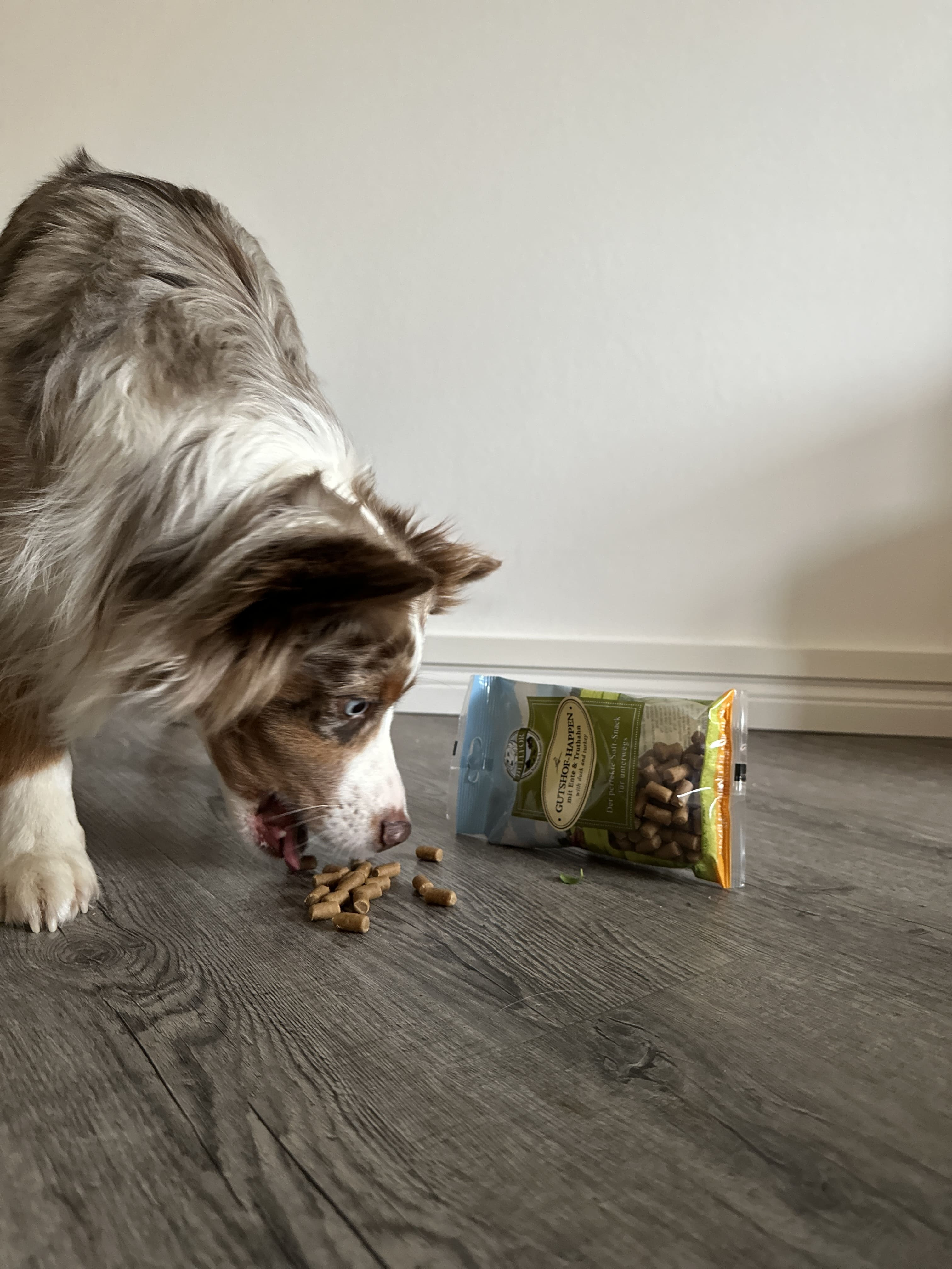 Getreidefreie Soft-Snacks für Hunde mit Ente und Truthah - Gutshof-Happen - 200 g