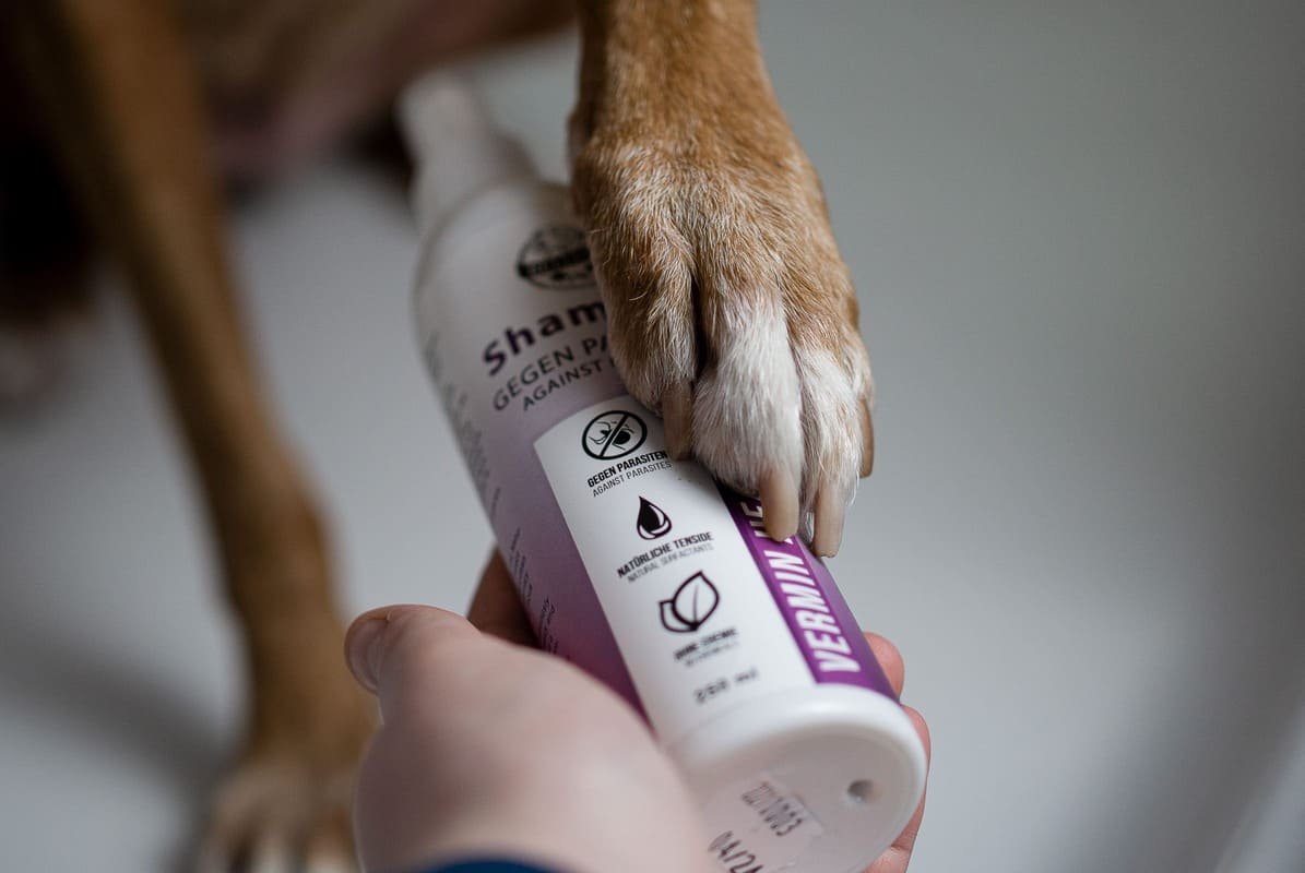Hundeshampoo Vermin Health - gegen Hautparasiten beim Hund - 250ml