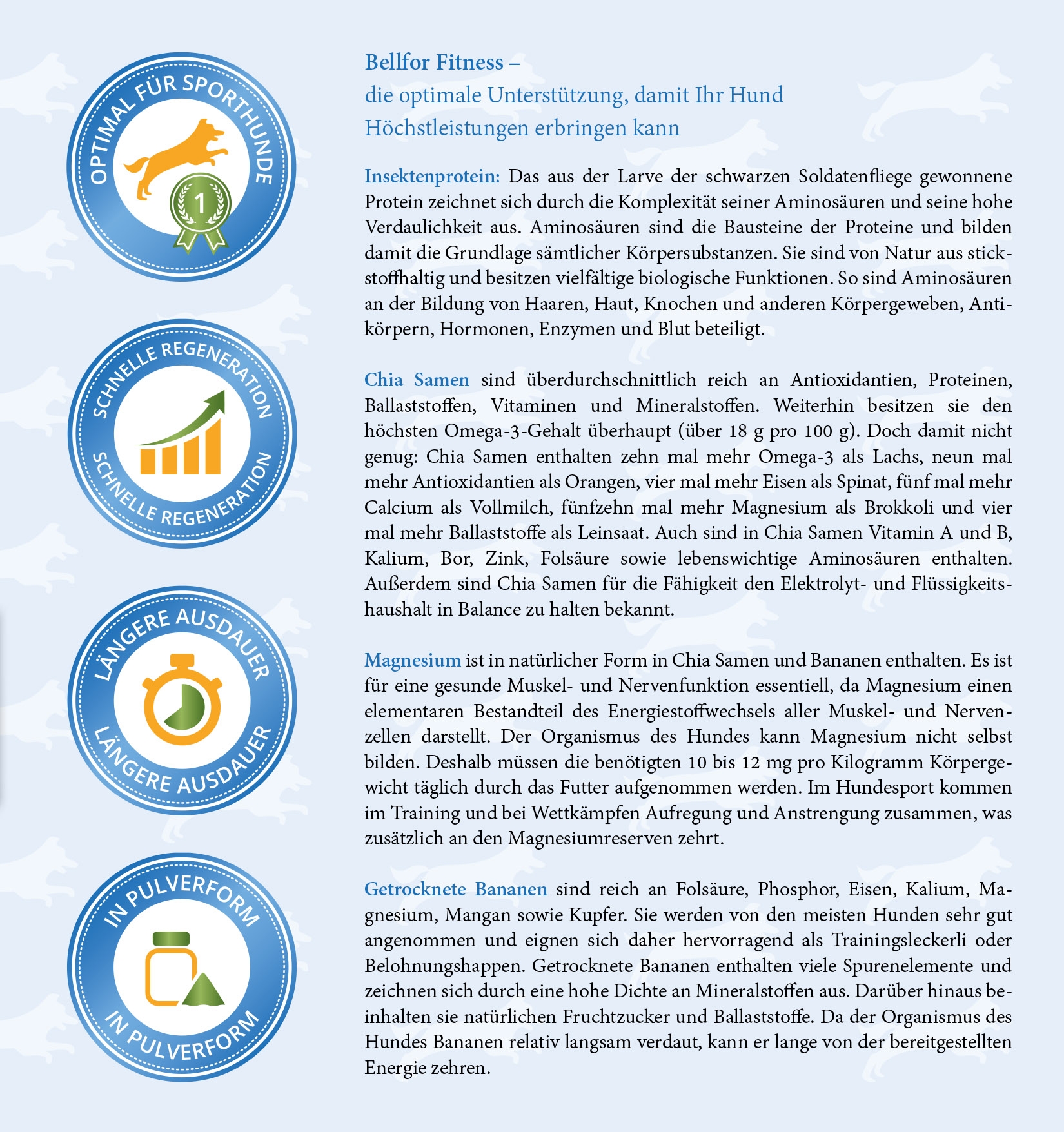 Fitness Pulver für Sporthunde - 250 g