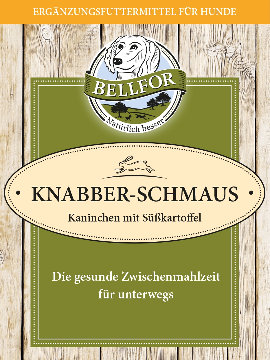Hundekekse mit frischem Kaninchenfleisch - Knabber-Schmaus - 100 g