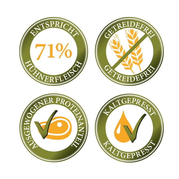 Airedale Terrier Futter Set - Wiesen-Schmaus 4 kg + Dental Sticks 100 g + Haut & Fell Pulver 80 g + 1 Jutebeutel