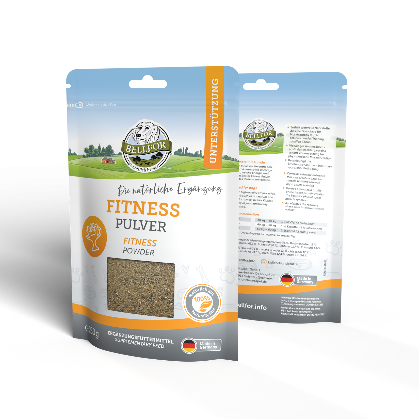 Fitness Pulver für Sporthunde - 250 g