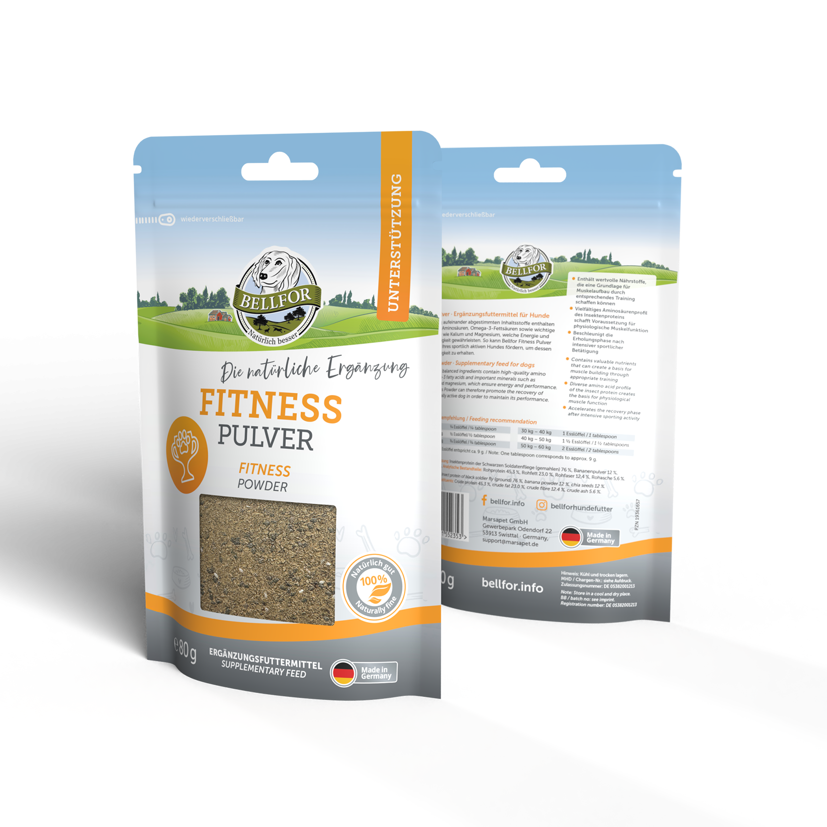 Fitness Pulver für Sporthunde - 80 g