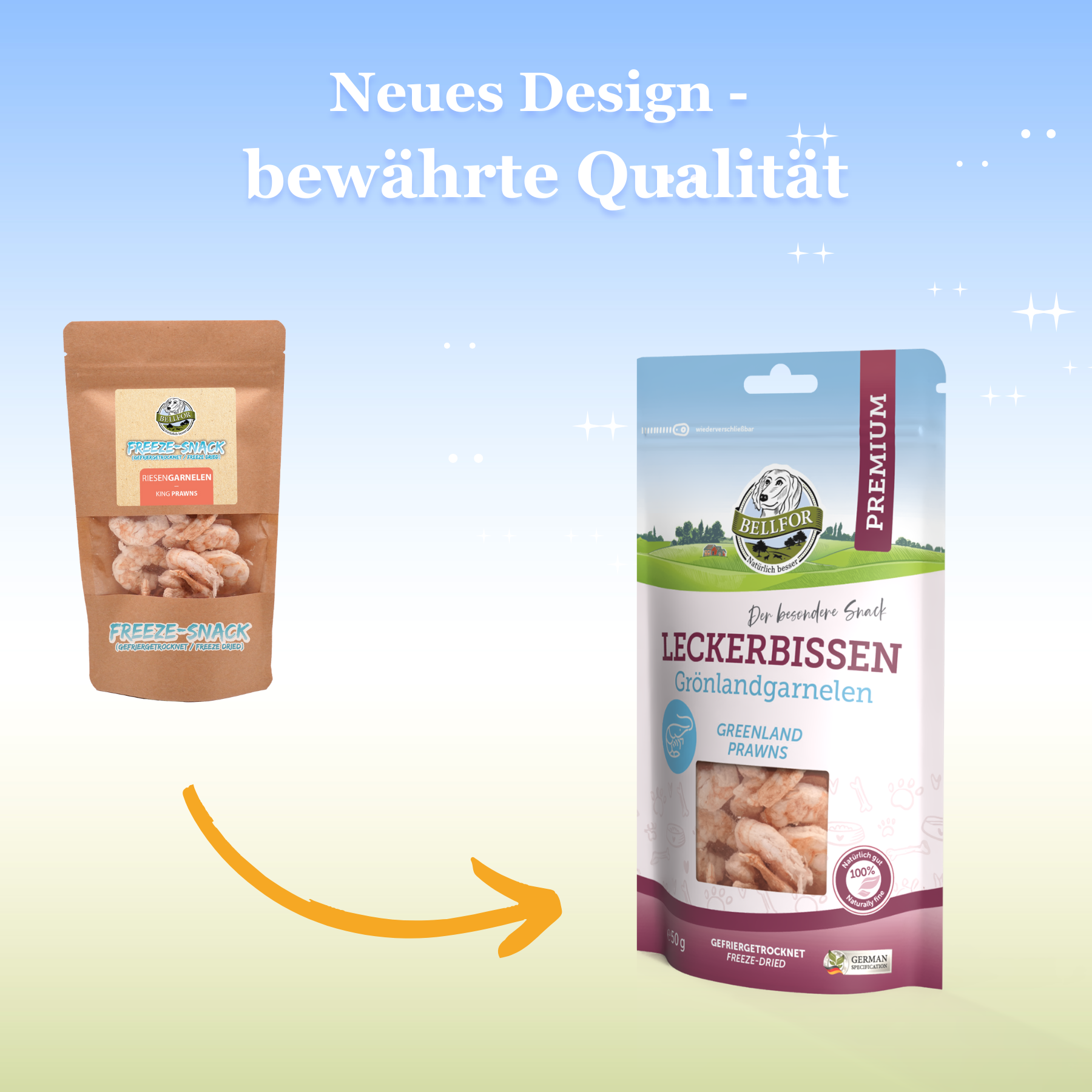 Leckerbissen für Hunde - Grönlandgarnelen (gefriergetrocknet) - 50 g