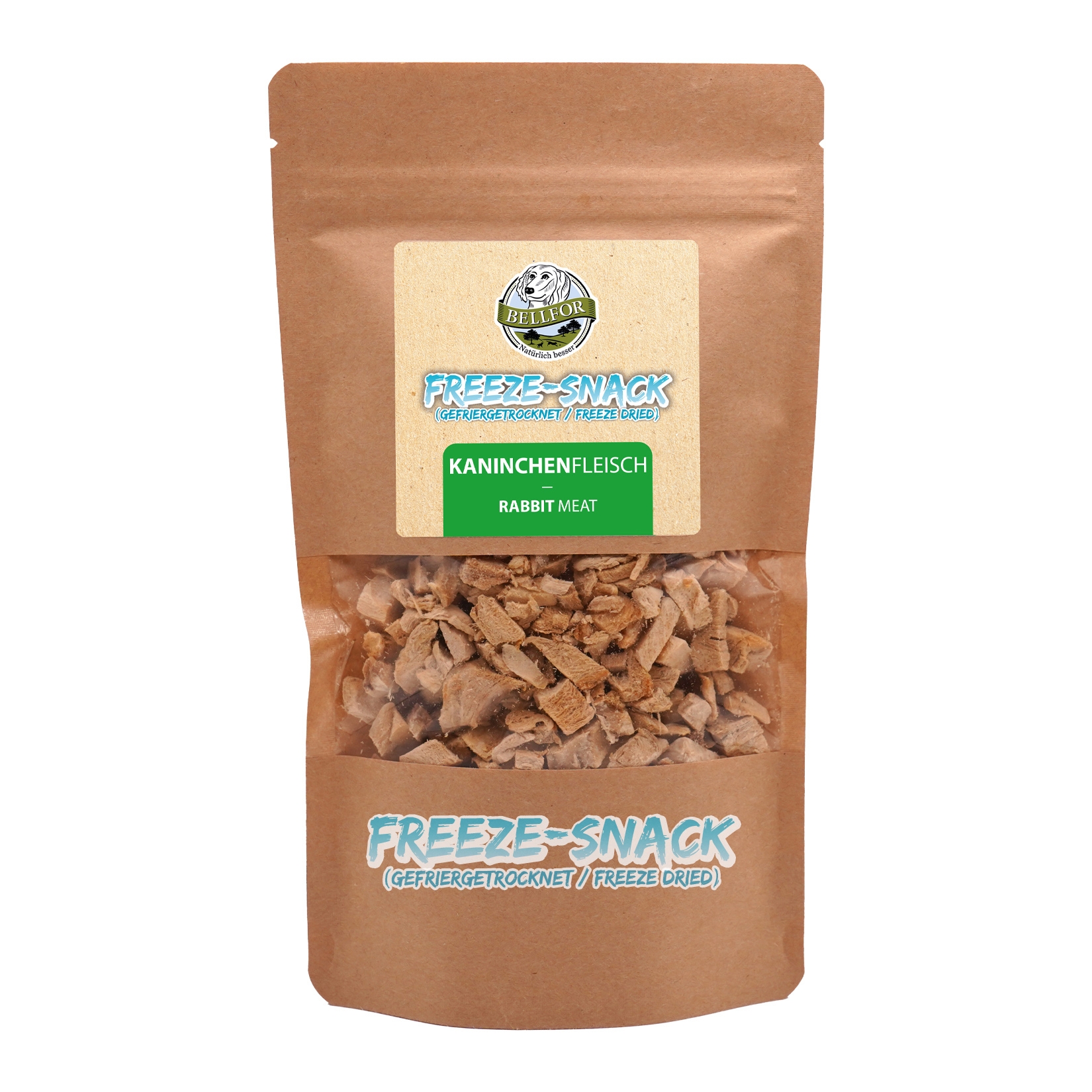 Freeze-Snack für Hunde - Kaninchenfleisch (gefriergetrocknet) - 50 g