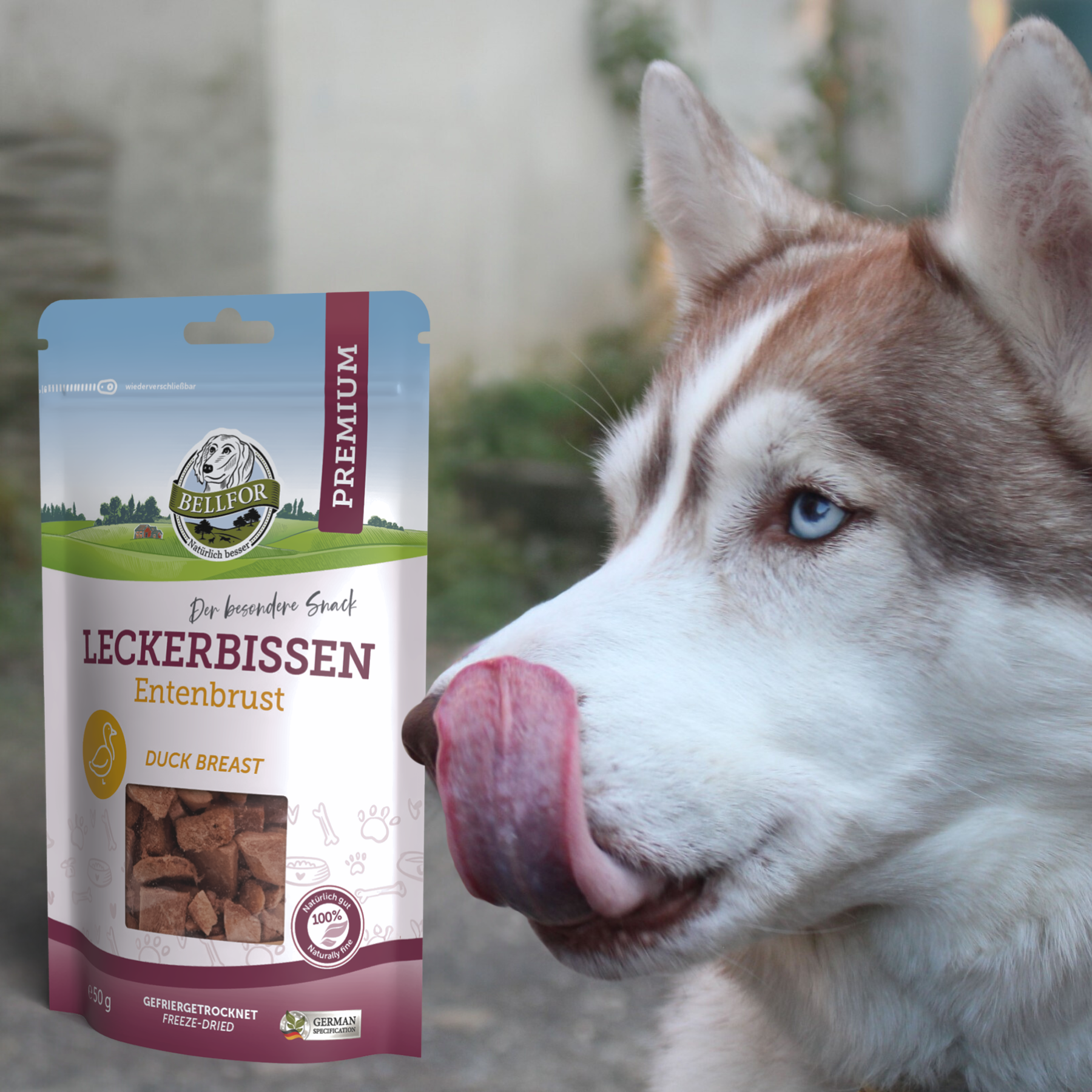 Leckerbissen für Hunde - Entenbrust (gefriergetrocknet) - 50 g