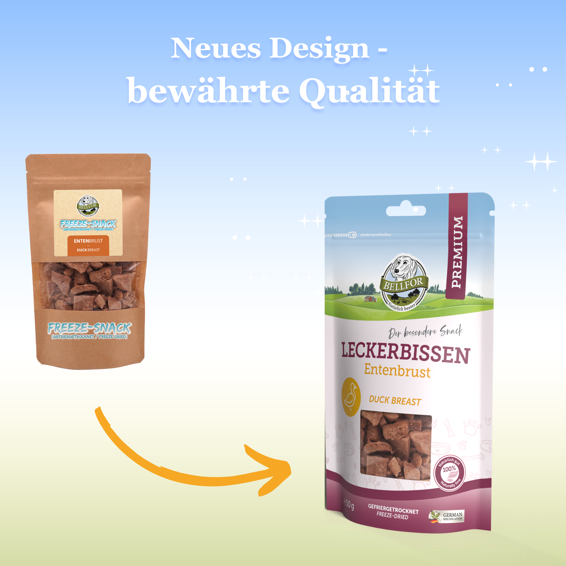 Leckerbissen für Hunde - Entenbrust (gefriergetrocknet) - 50 g