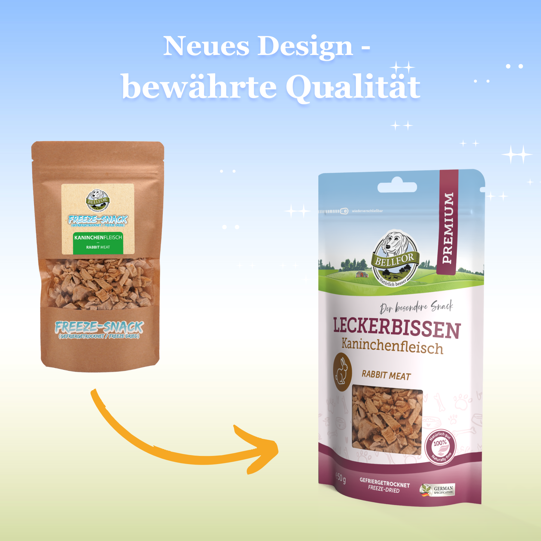 Leckerbissen für Hunde - Kaninchenfleisch (gefriergetrocknet) - 50 g