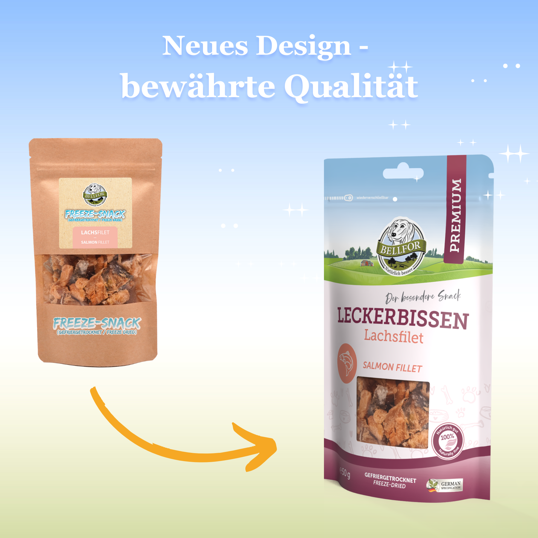 Leckerbissen für Hunde - Lachsfilet (gefriergetrocknet) - 50 g