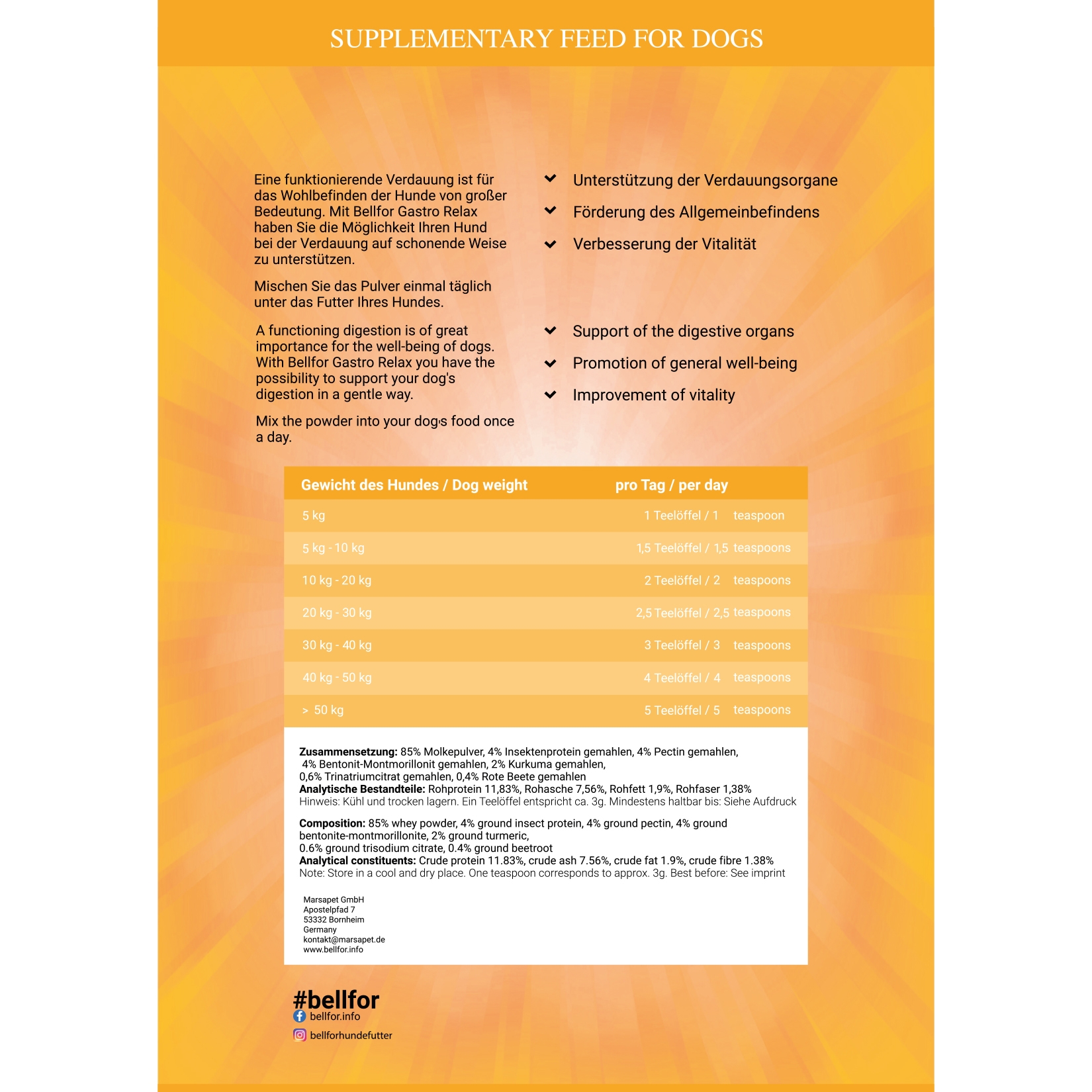 Gastro Relax Pulver - 250 g