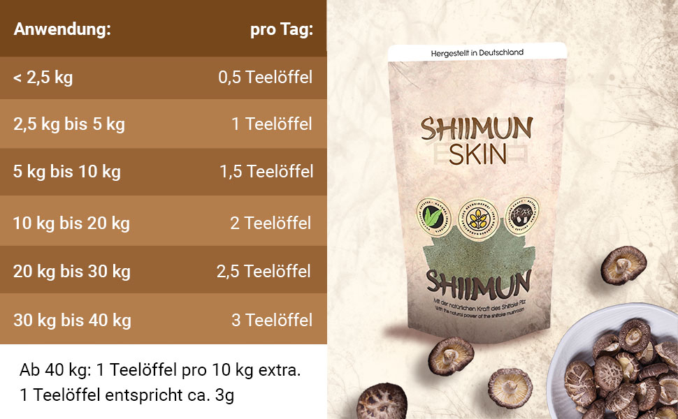Shiimun Skin Pulver - 120 g