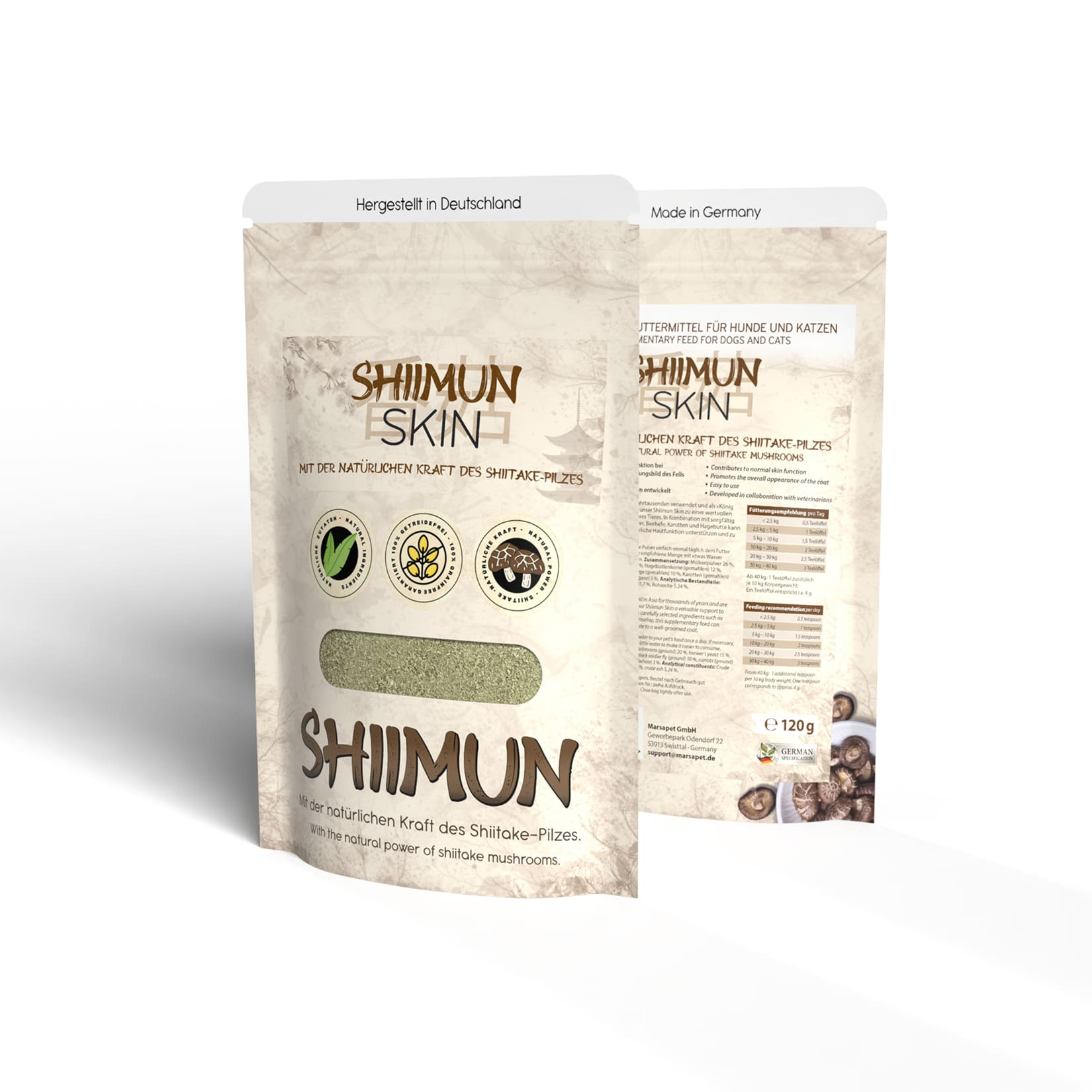 Shiimun Skin Pulver - 120 g
