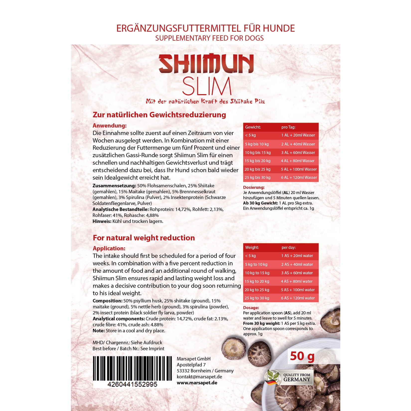 Diät-Futterset für mittelgroße, ernährungssensible Hunderassen