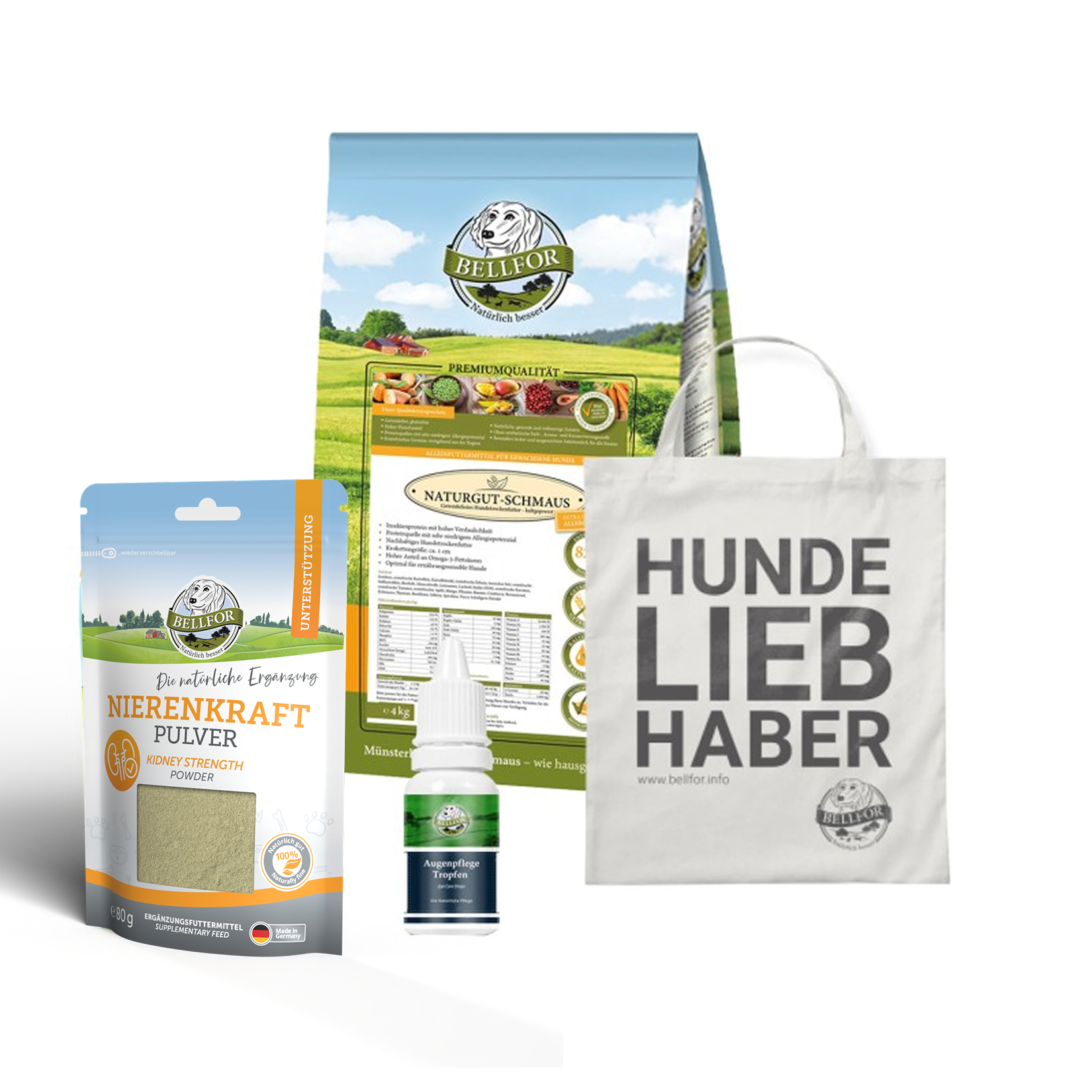 Sparset für große Hunde mit Futtermittelallergie und Augentränen