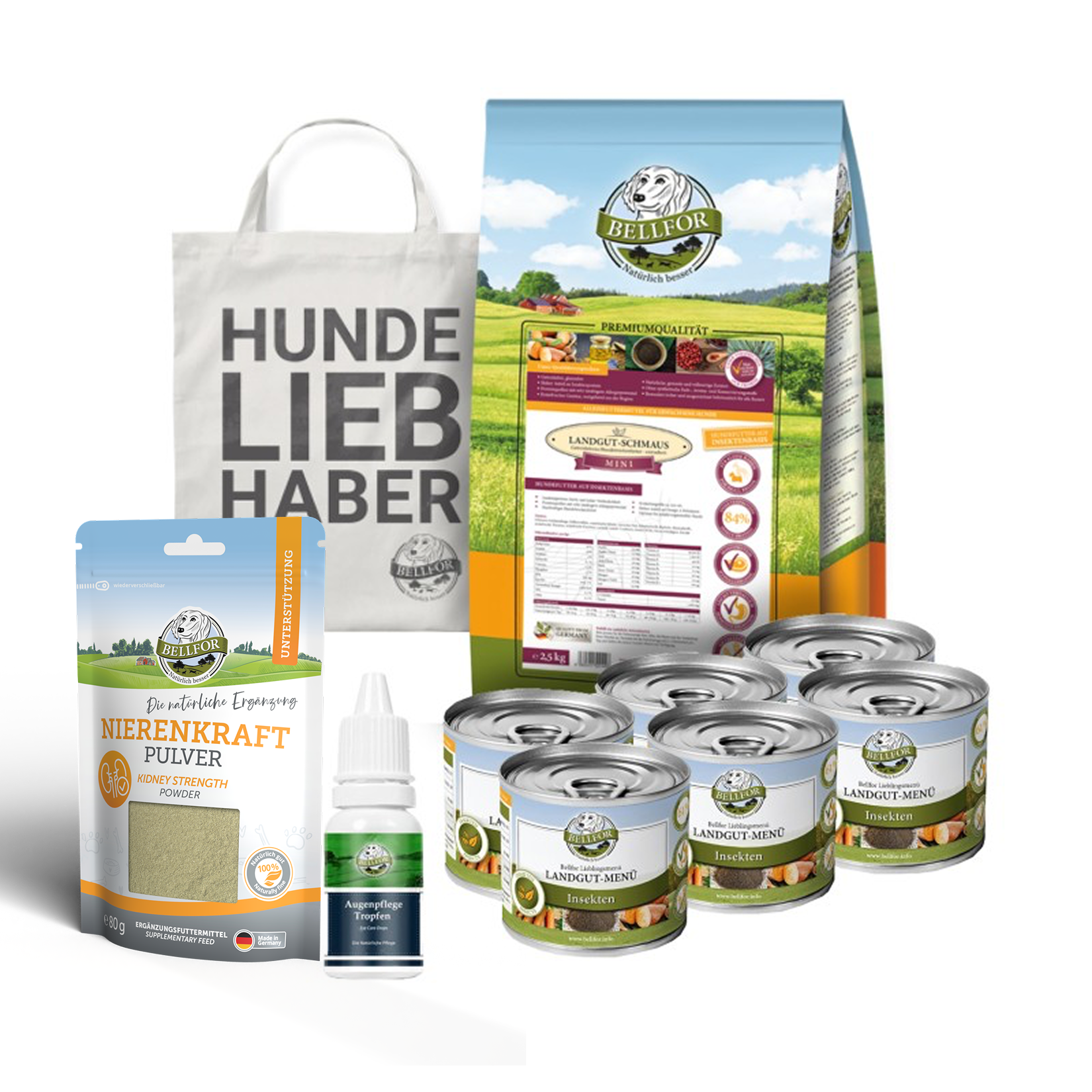 Sparset für kleine Hunde mit Futtermittelallergie und Augentränen