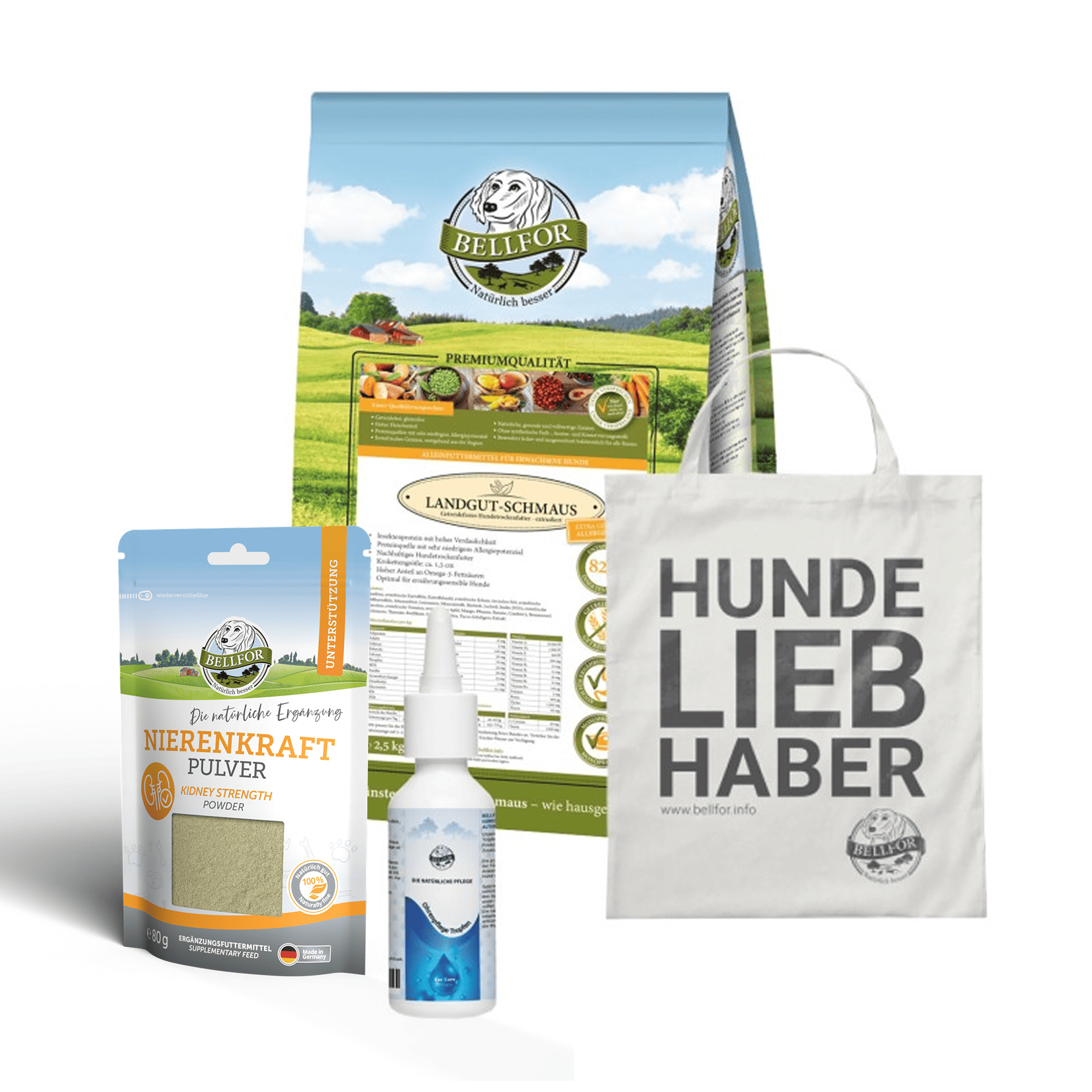 Sparset für mittelgroße Hunde mit Futtermittelallergie und Ohrenjucken
