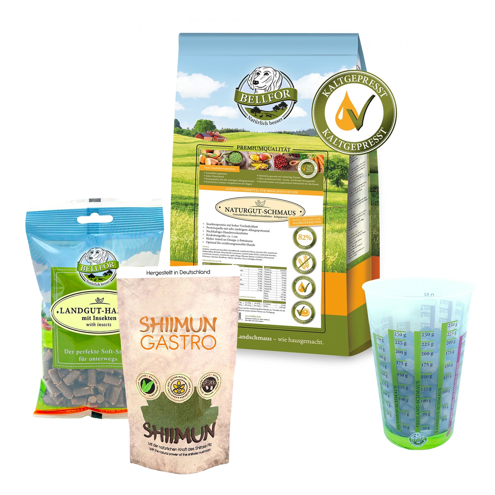 Futterset für große Hunde mit Verdauungsbeschwerden