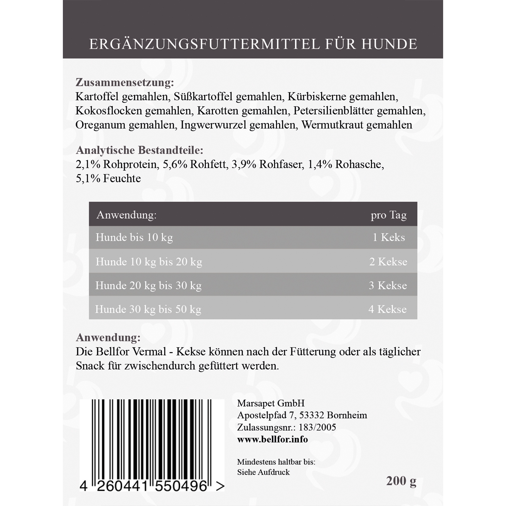 Vermal - Kekse - 200 g