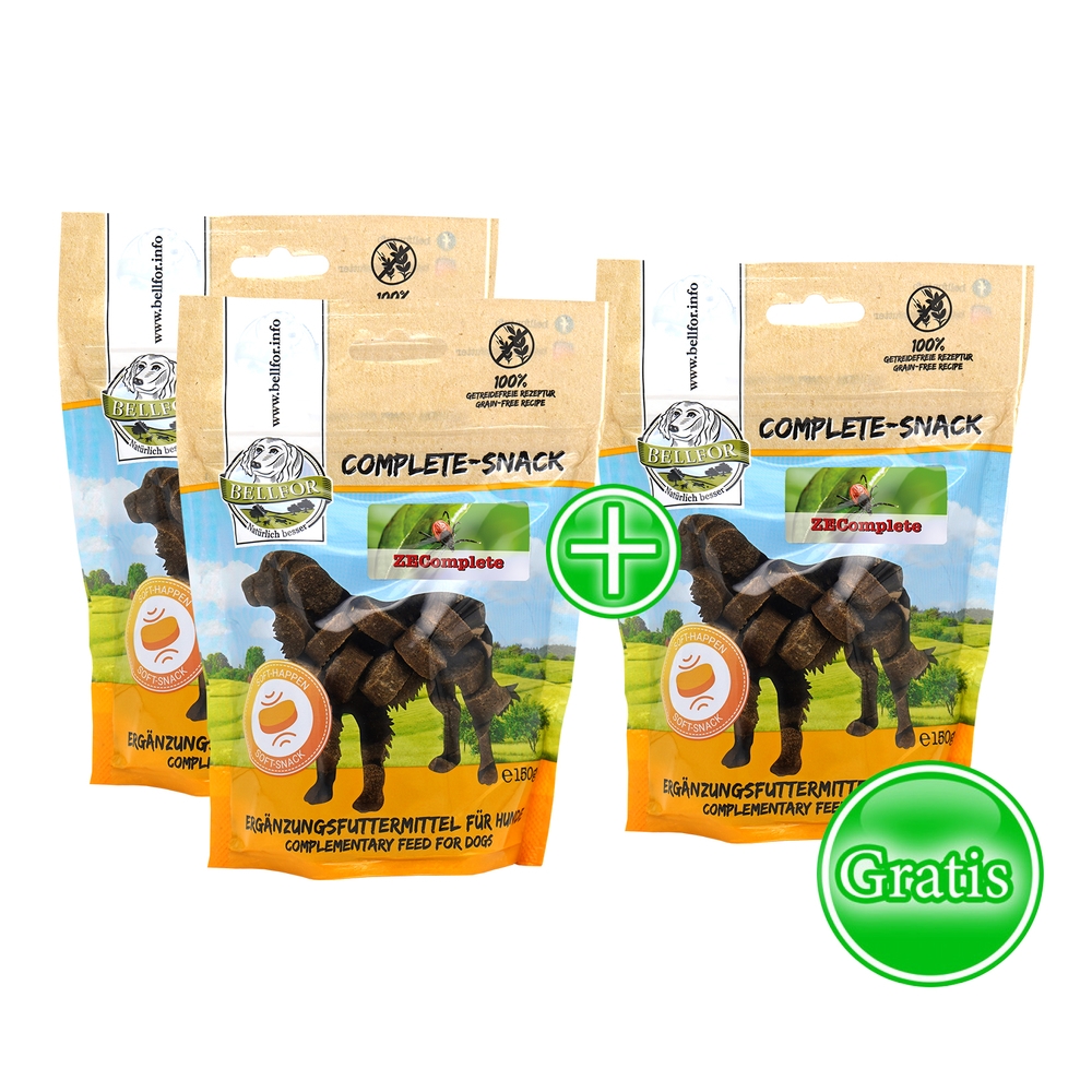 Complete-Snack ZEComplete Set für Hunde - 3 x 150 g
