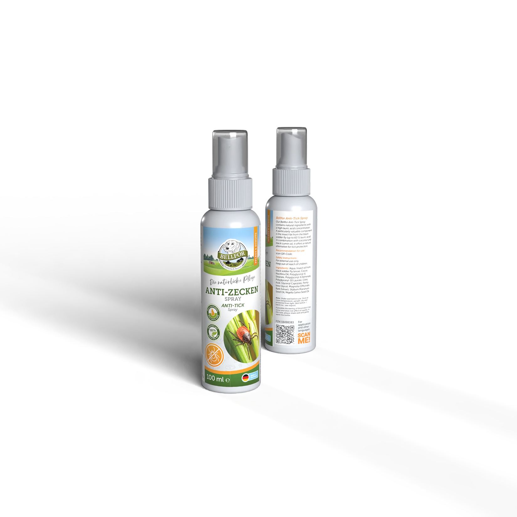 Anti-Zecken Spray von Bellfor - 100 ml