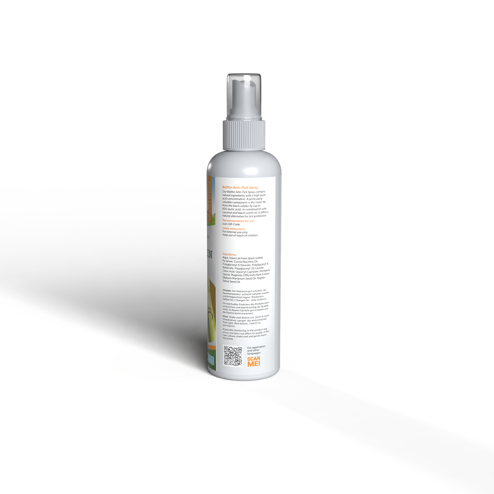 Anti-Zecken Spray von Bellfor - 250 ml