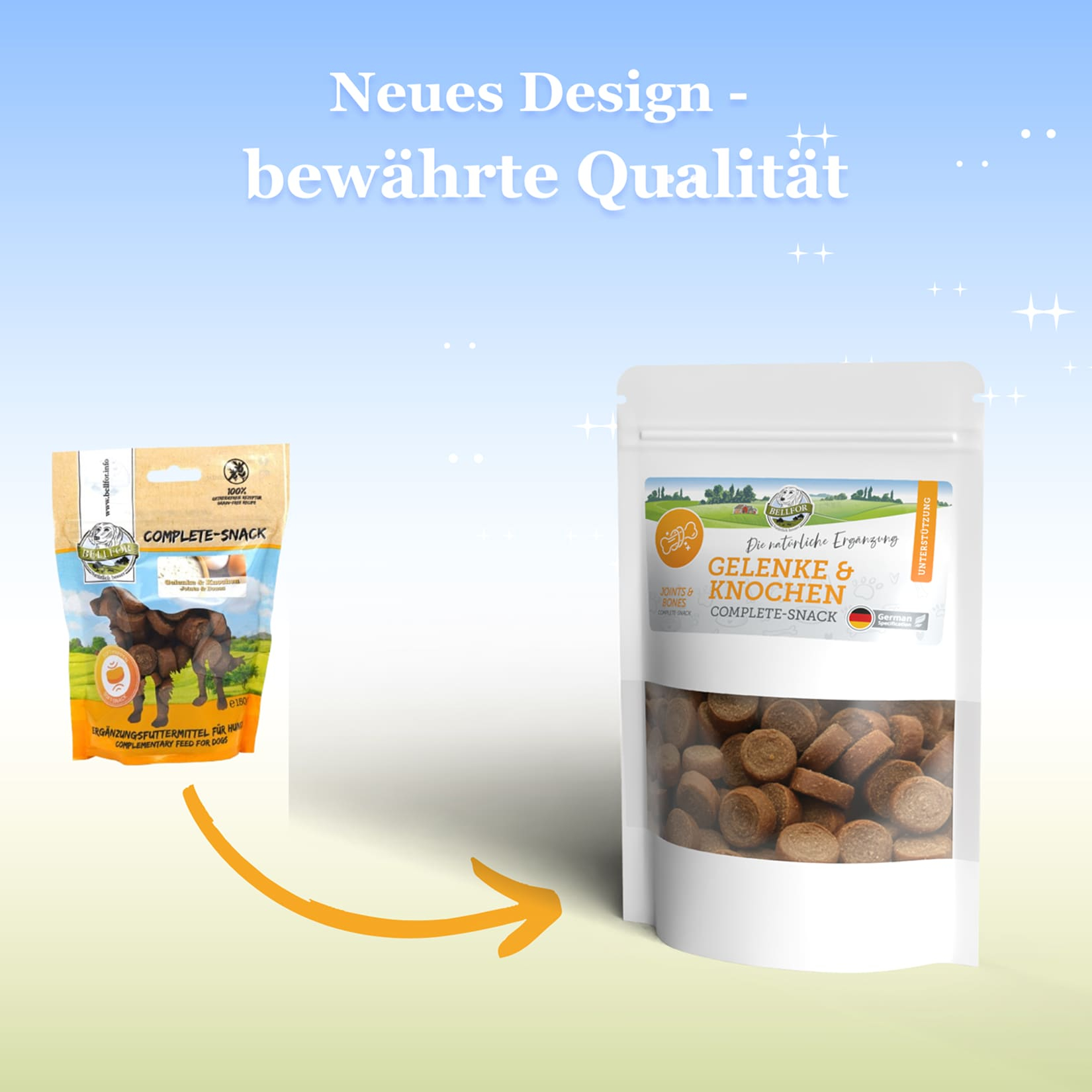 Berner Sennenhund Futter Set - Wiesen-Schmaus 4 kg + Gelenke & Knochen Complete-Snack 150 g + Hirsch Lungenwürfel 200 g