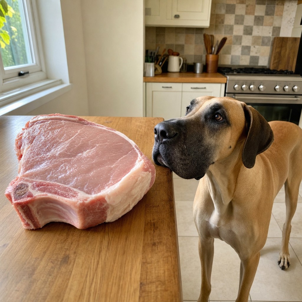 Darf ich meinen Hund mit Schweinefleisch füttern?